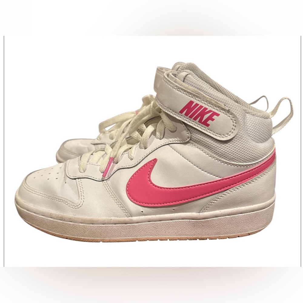 Nike Big Kids' Court Borough Mid 2 Lifestyle Shoes Sneakers Size 7Y